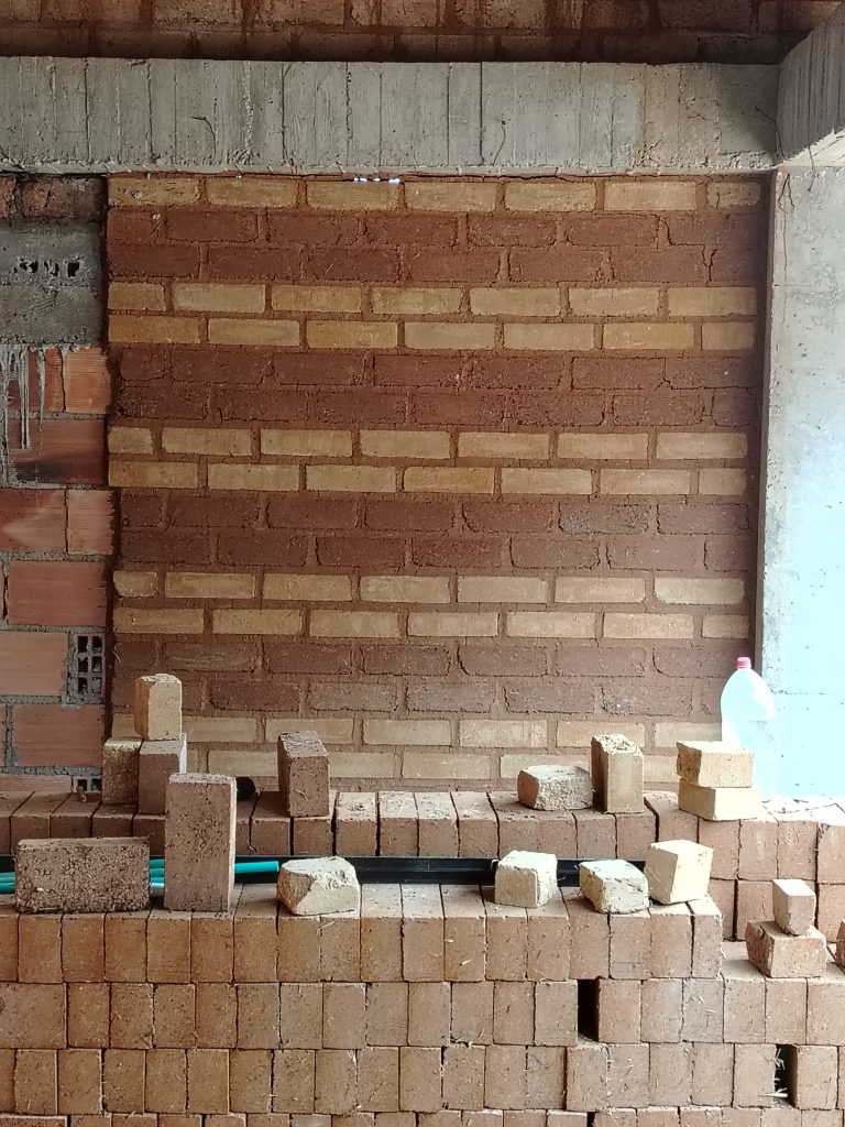 Pared de adobes